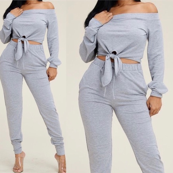 Pants - LAST ONE!!! PRICE FIRM Gray pants set